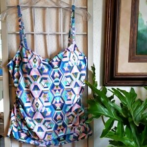 La blanca padded tankini 10